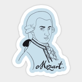 Mozart Sticker